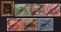 SAAR Dienst 1922 - MiNr: 1 - 11  Lot 7x  Used - Service