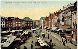 S' HERTOGENBOSCH -  Grote Markt Langs Café Central - 's-Hertogenbosch