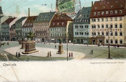 - CHEMNITZ. - Hauptmarkt Und Roemischer Kaiser - Scan Verso - - Chemnitz