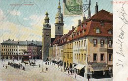 - CHEMNITZ. - Marktplatz. Denkmäler - Scan Verso - - Chemnitz