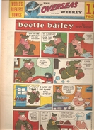 WORLD'S GREATEST COMICS THE OVERSEAS WEEKLY Du 30/04/1967 Beetle Bailey By Mort Walker - Otros & Sin Clasificación