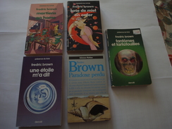 Lot De 5 Livres Science-Fiction De Frédric Brown - Lots De Plusieurs Livres