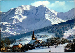 Delcampe - 74 COMBLOUX - Vue Partielle, L'église - Combloux