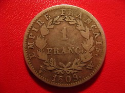 France - 1 Franc 1809 W Lille Napoléon Ier 0270 - 1 Franc