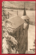 PRO-29 Gruyères Les Remparts Sous La Neige, Angle Tronqué , Non Cirulé - Gruyères