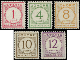 MALAYSIA  JOHORE Taxe 1/5 : Série De 1938, TB - Autres & Non Classés