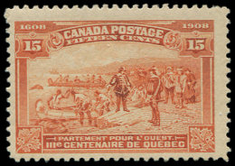 CANADA 91 : 15c. Orange, Tricentenaire Du Québec, TB - Other & Unclassified