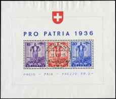 SUISSE BF 2 : Pro Patria 1936 Obl. Càd Zurich 15/5/37, TB - Other & Unclassified