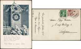 SUISSE 136 : 5c. Vert + Précurseur Pro-Juventute 1912, Rouss., Obl. Sur CP, TB - Other & Unclassified