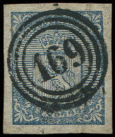 NORVEGE 1 : 4s. Bleu Obl. 169, Pli, Aspect TB - Other & Unclassified