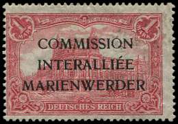 MARIENWERDER 25A : 1m. Rouge, TB - Other & Unclassified
