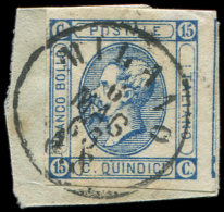 ITALIE 11  : 15c. Bleu, T II, Voisin à Droite, Obl. Càd MILANO 6/5/65, TTB - Other & Unclassified