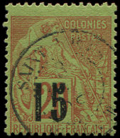 SENEGAL 5d : 15 S. 20c. Brique S. Vert, T V, Obl., TB - Other & Unclassified