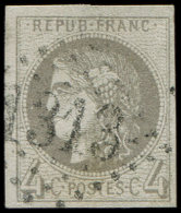 41Bd  4c. Gris Foncé, R II, Obl. GC 1313, TB. C - Other & Unclassified