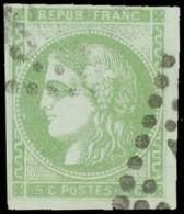 42B   5c. Vert Jaune, R II, 2ème état, Oblitéré, B/TB - Sonstige & Ohne Zuordnung