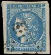 45A  20c. Bleu, T II, R I, Obl. GC, Belles Marges, TTB - Altri & Non Classificati