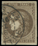 47   30c. Brun, Obl. Càd PARIS 43, 16/10/88, Tardive, TB. C - Altri & Non Classificati