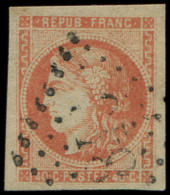 48j  40c. ROUGE PALE, Obl., Nuance Certifiée Calves, TB - Other & Unclassified