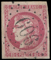 49   80c. Rose, Oblitéré GC, TB - Altri & Non Classificati