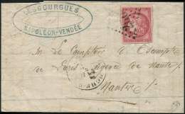 49d  80c. GROSEILLE, Obl. GC 2608 S. LAC, Càd D'essai (frappe Moyenne) LA ROCHE-S-YON 4/71, TB - Other & Unclassified