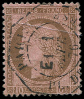 54   10c. Brun Sur Rose, Obl. Càd Octog. Levée Exceptionnelle, PARIS/PL. DE (LA BOURSE) E1 1/9/76, TB/TTB - Other & Unclassified