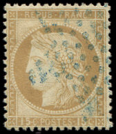 55   15c. Bistre, Obl. Etoile BLEUE, TB/TTB - Altri & Non Classificati