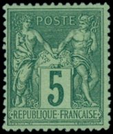 75f   5c. Vert S. Verdâtre, Frais, TTB - Altri & Non Classificati