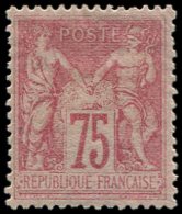 81   75c. Rose, Très Bon Centrage Pour Ce Timbre Difficile, TB. C - Other & Unclassified