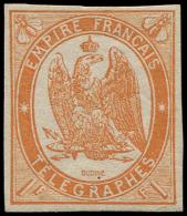 Télégraphe 3 : 1f. Orange, TB - Altri & Non Classificati