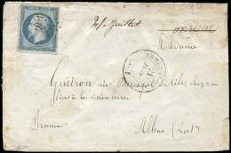 14A  20c. Bleu, T I, Obl. Los. AOF S. Env., Càd ARMEE D'ORIENT Bau F 21/7/55, TB - Altri & Non Classificati