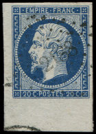 14Aa 20c. Bleu Foncé, T I, Bdf, Obl. PC 2188, Frappe Légère, Superbe - Altri & Non Classificati