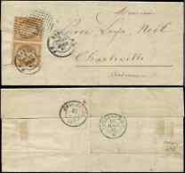 13B  10c. Brun Clair, T II, PAIRE Obl. Cercle De POINTS S. 1 T., Càd ** PARIS ** 16/4/62 S. L'autre, Ce Dernier R - Other & Unclassified