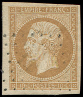 13B  10c. Brun Clair, T II, Obl. PC 14( ), Frappes Légères, TTB - Altri & Non Classificati