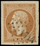 13Ab 10c. Bistre Orange, Grandes Marges, Obl. PC 1714, Superbe - Autres & Non Classés