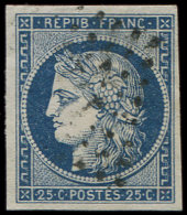 4    25c. Bleu, Obl. PC, TB - Andere & Zonder Classificatie