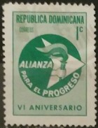 REPÚBLICA DOMINICANA 1967 The 6th Anniversary Of "Alliance For Progress". USADO - USED. - Dominikanische Rep.