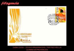 CUBA SPD-FDC. 2016-35 55 ANIVERSARIO DEL TEATRO MELLA - FDC