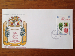 FDC 1971 Mission De La Société Royale De Londres Zone Anglaise - FDC