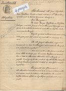 Delcampe - VP7599 - VILLENEUVE SUR LOT - Acte De 1875 - Obligation Par LAFFAUSSE Boulanger à MARCADIE Au TEMPLE SUR LOT - Manuskripte