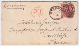 1873, Brief, 3 P.  ,nach Dtld.  #7146 - Lettres & Documents