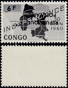 Congo - Katanga - Local Overprint - Stanleyville - 28 - Inverted Overprint - Surcharge Inversée - 1964 - MNH - Katanga