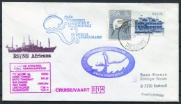 1983 South Africa Cape Town Paquebot Ship AFRICANA Cover. Sea Fisheries Research Institute - Onderzoeksprogramma's