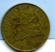 1970 5 CENTS - Kenya
