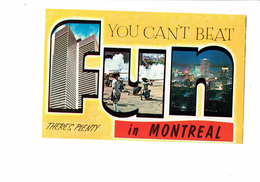 Cpm - CANADA MONTREAL - Lettres Alphabet FUN - 1967 - Moderne Ansichtskarten