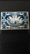 RARE 10C OCEANIE FRANCE LIBRE RF USED STAMP TIMBRE - Usados