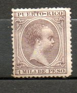PUERTO RICO Alphonse XIII 1891-92 N°87 - Puerto Rico