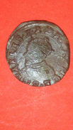 Double Tournois-Charles X Cardinal De Bourbon-Type De Troyes-1594 Troyes - Sonstige & Ohne Zuordnung