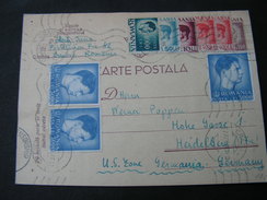 Romania Karte 1947 Cenzur - Postal Stationery