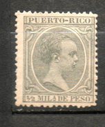 PUERTO RICO Alphonse XIII 1891-92 N°86 - Puerto Rico