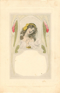 Illustrateurs - Illustrateur A Identifier - Style Art Nouveau - Femmes - Femme - Bon état Général - 1900-1949